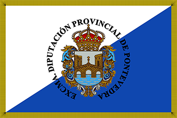Website design Pontevedra province flag