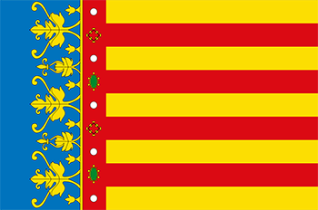 Website design Valencia province flag